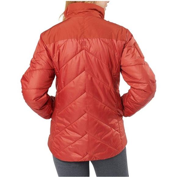 5.11 Tactical Women's Peninsula Insulator Packable Jacket Orange Extra Small New - Picture 9 of 10
